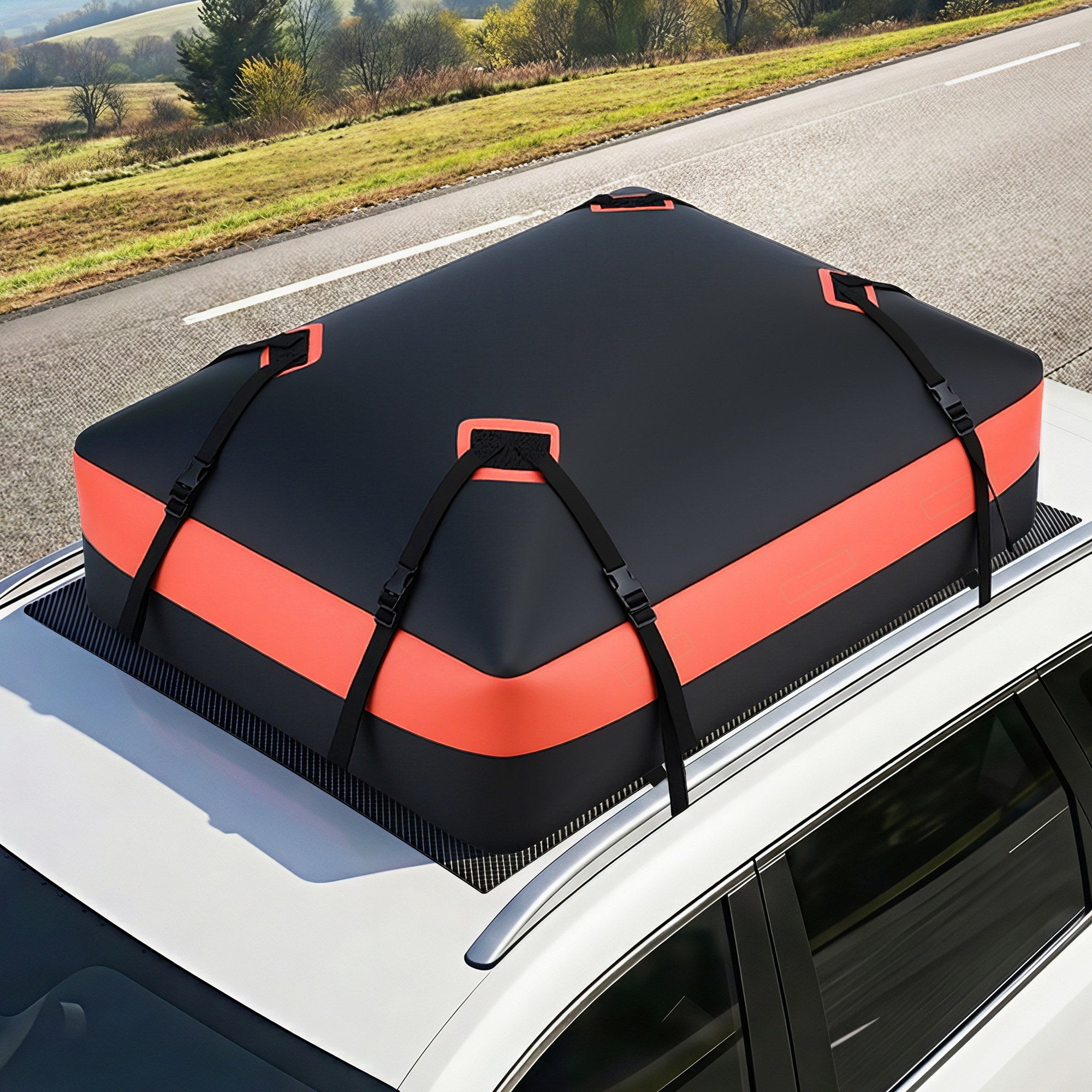 Giantz Roof Top Cargo Bag Waterproof Car Luggage Carrier 15 Cubic Ft Universal - Free Delivery