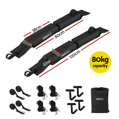 Giantz Kayak Roof Rack Car, Universal Soft Free Delivery