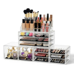 Embellir Makeup Organizer Acrylic Cosmetic Organizer Storage Box Jewellery