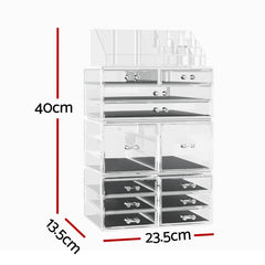 Embellir Makeup Organizer Acrylic Cosmetic Organizer Storage Box Jewellery