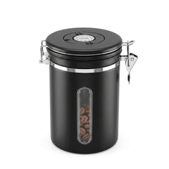 5-Star Chef 1.8L Stainless Steel Coffee Bean Storage Container Coffee Canister