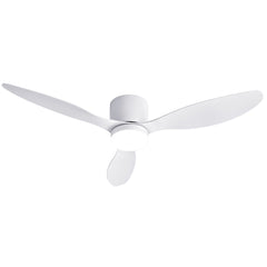Devanti 52'' Ceiling Fan 3 Blades DC Motor w/Light w/Remote White