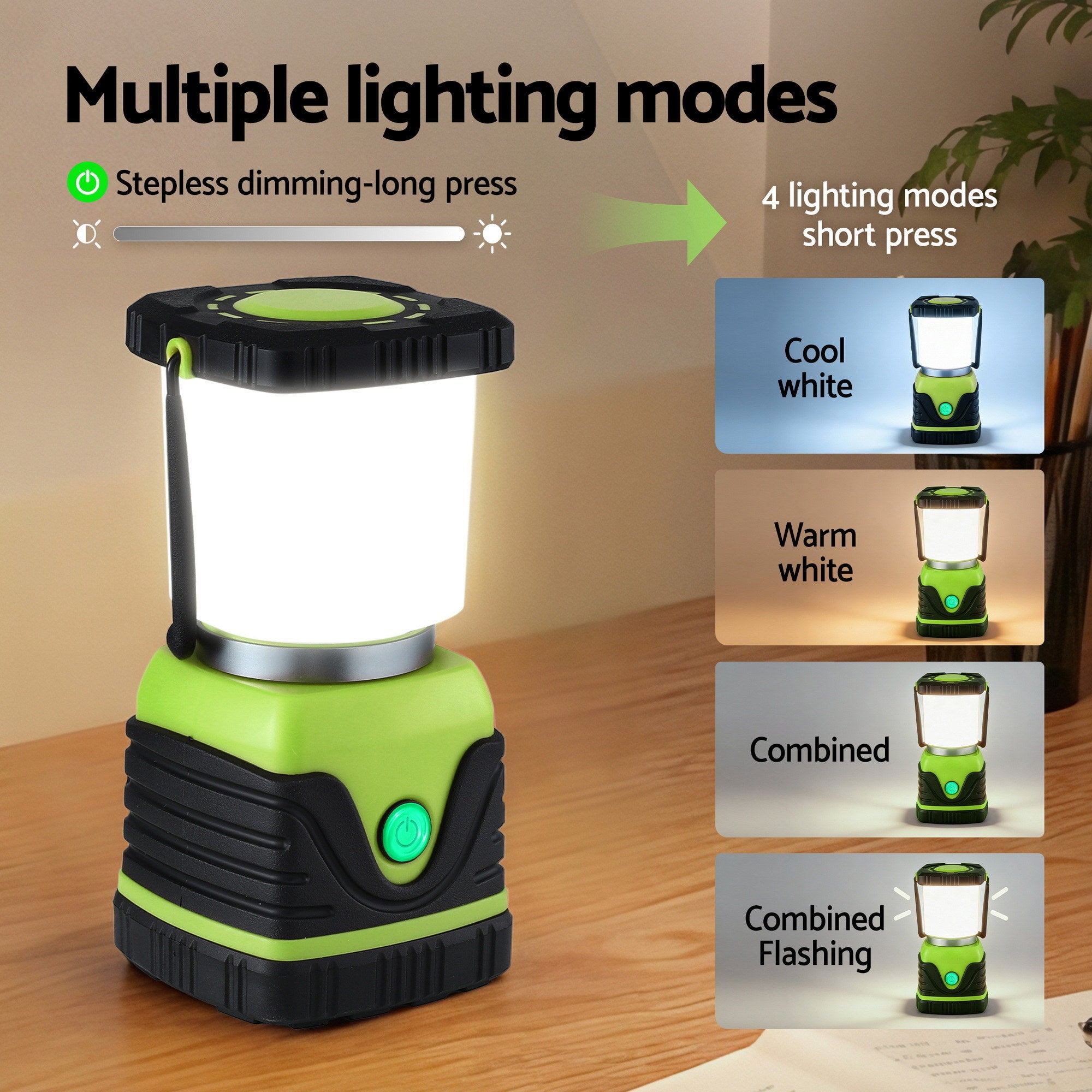 Weisshorn 2-Pack LED Camping Lanterns, 1000LM Super Outdoor - Free Delivery