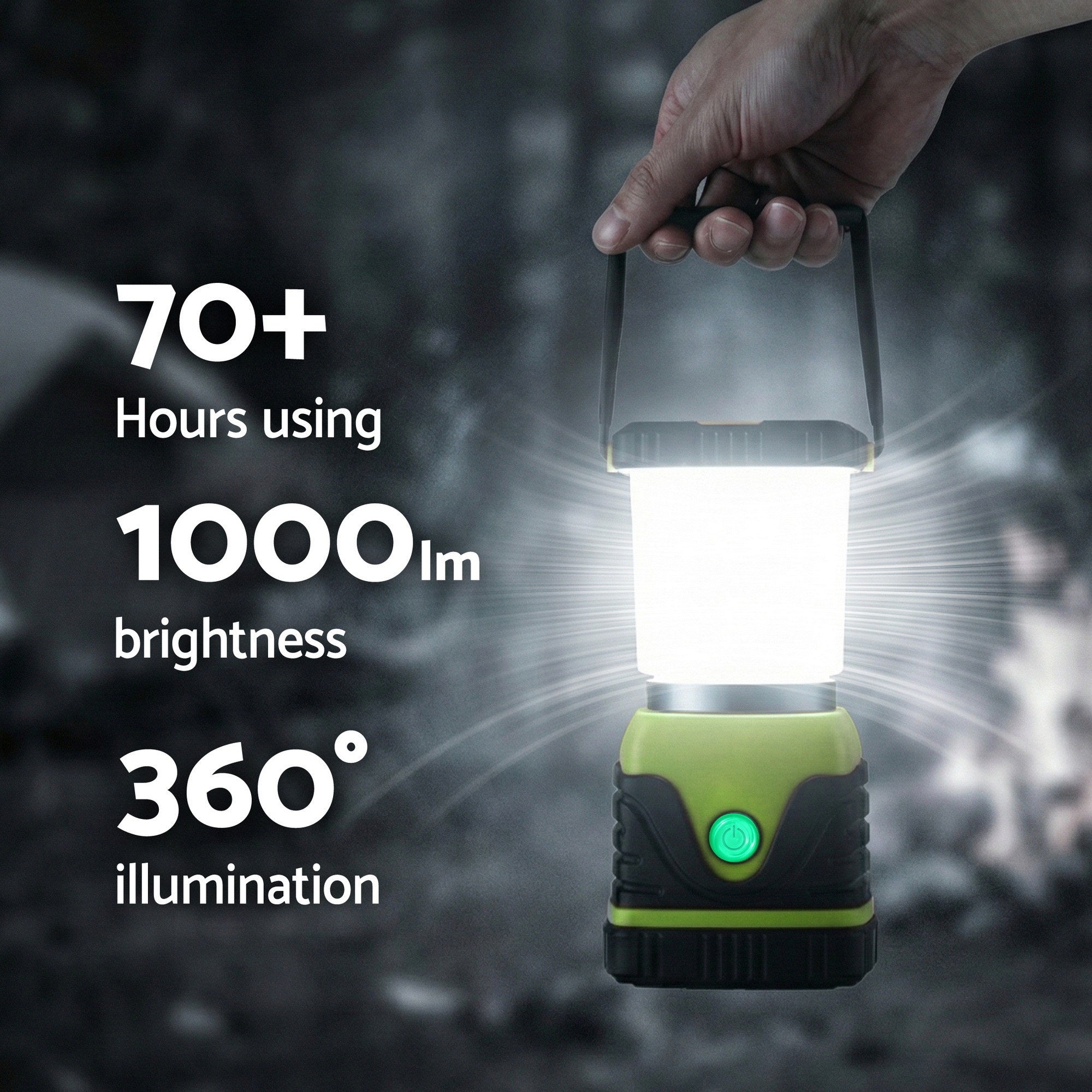 Weisshorn 2-Pack LED Camping Lanterns, 1000LM Super Outdoor - Free Delivery
