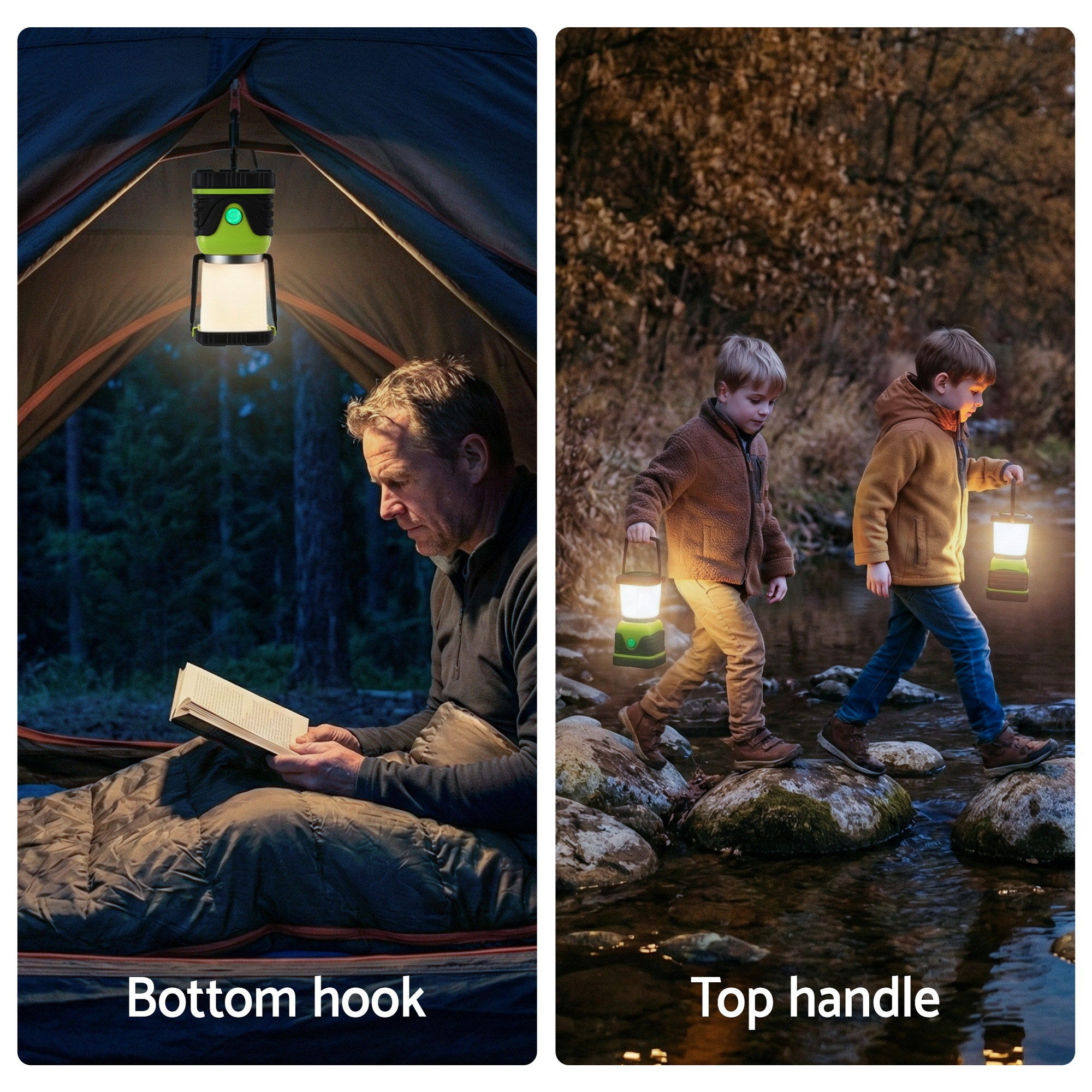 Weisshorn 2-Pack LED Camping Lanterns, 1000LM Super Outdoor - Free Delivery