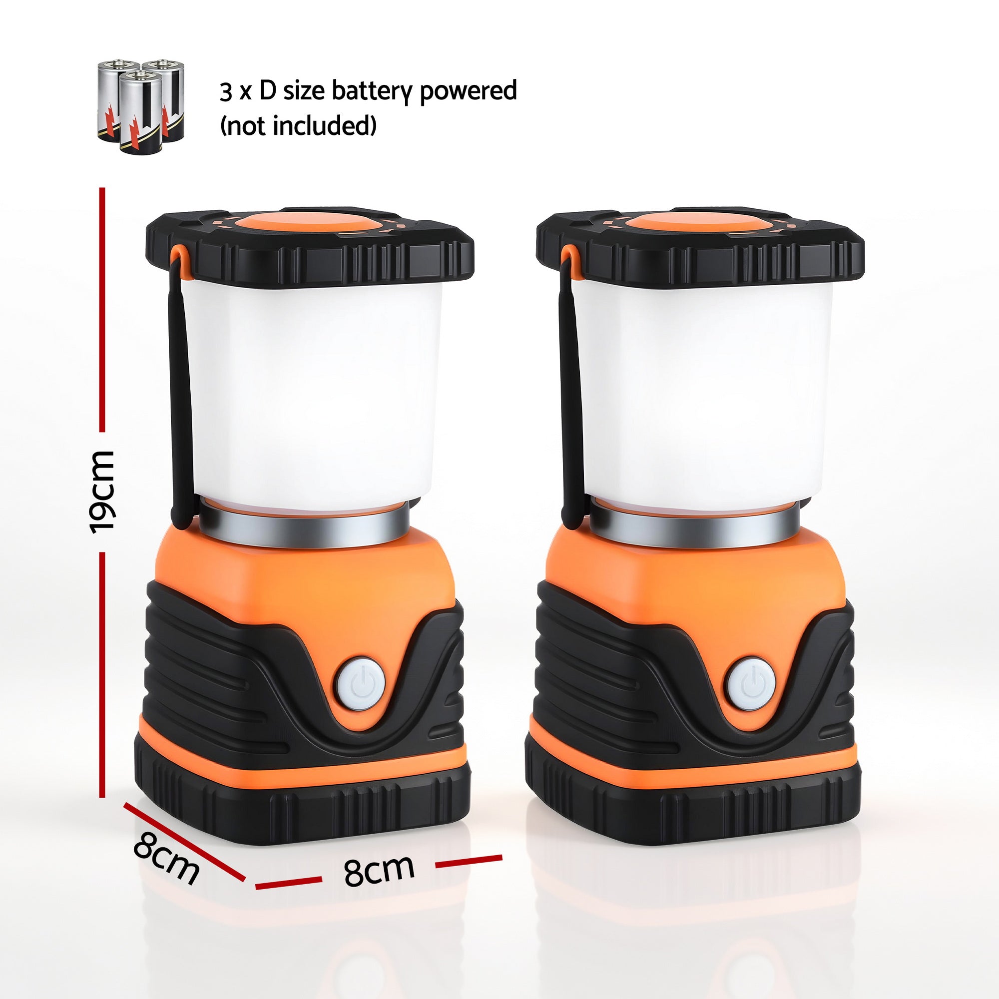 Weisshorn 2-Pack LED Camping Lanterns, 1000LM Super Outdoor - Free Delivery