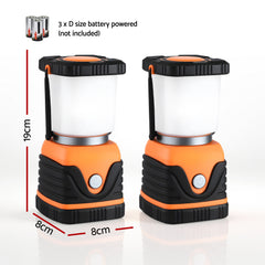 Weisshorn 2-Pack LED Camping Lanterns, 1000LM Super Outdoor - Free Delivery