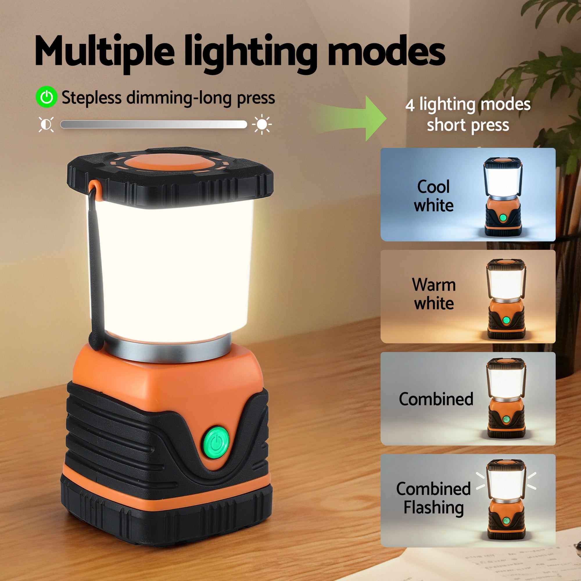 Weisshorn 2-Pack LED Camping Lanterns, 1000LM Super Outdoor - Free Delivery