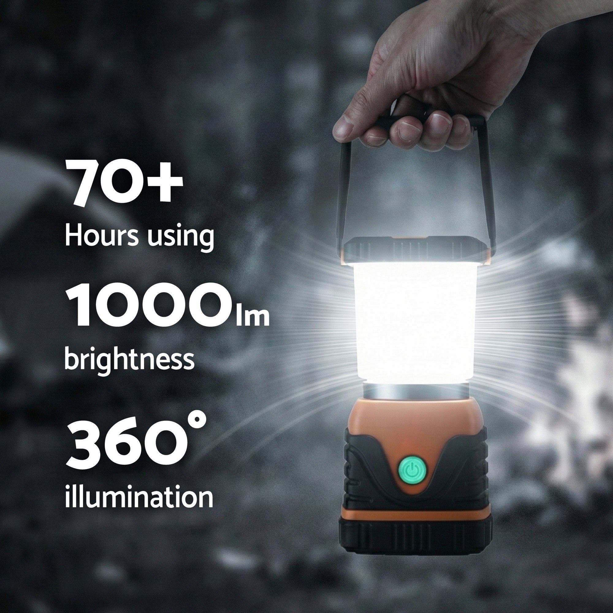 Weisshorn 2-Pack LED Camping Lanterns, 1000LM Super Outdoor - Free Delivery