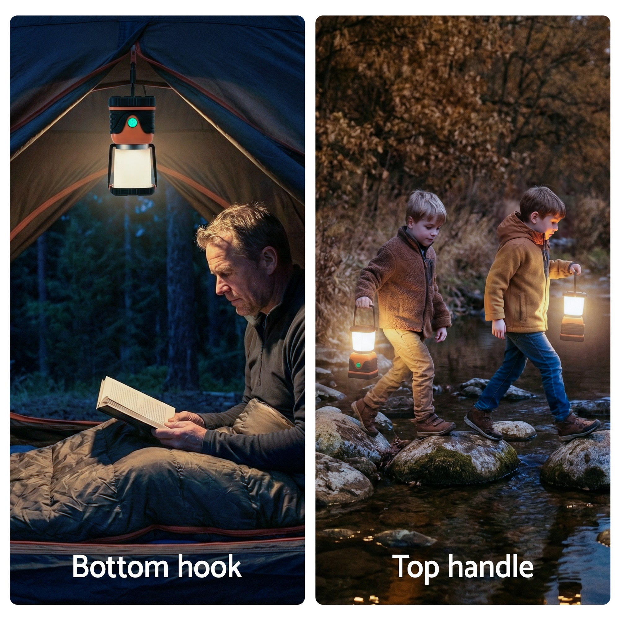 Weisshorn 2-Pack LED Camping Lanterns, 1000LM Super Outdoor - Free Delivery