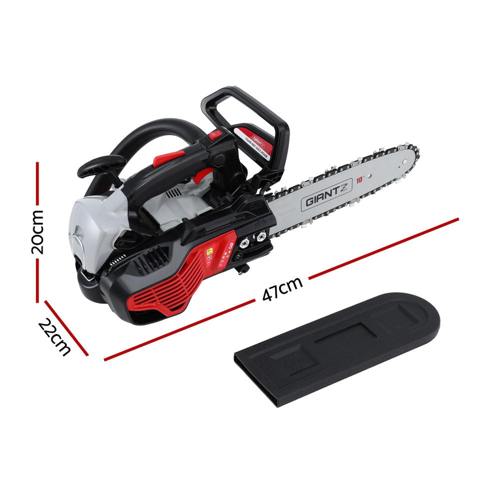 Giantz 25CC Petrol Chainsaw 10'' Bar Chain Free Delivery