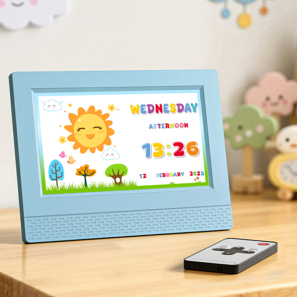 Artiss 7" Digital Day Clock Calendar Alarm Free Delivery
