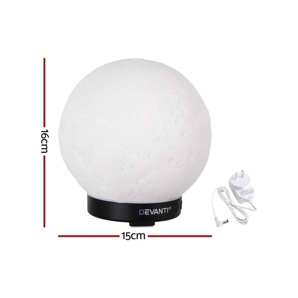 Devanti Ultrasonic Aroma Diffuser Aromatherapy Moon Lamp Free Delivery