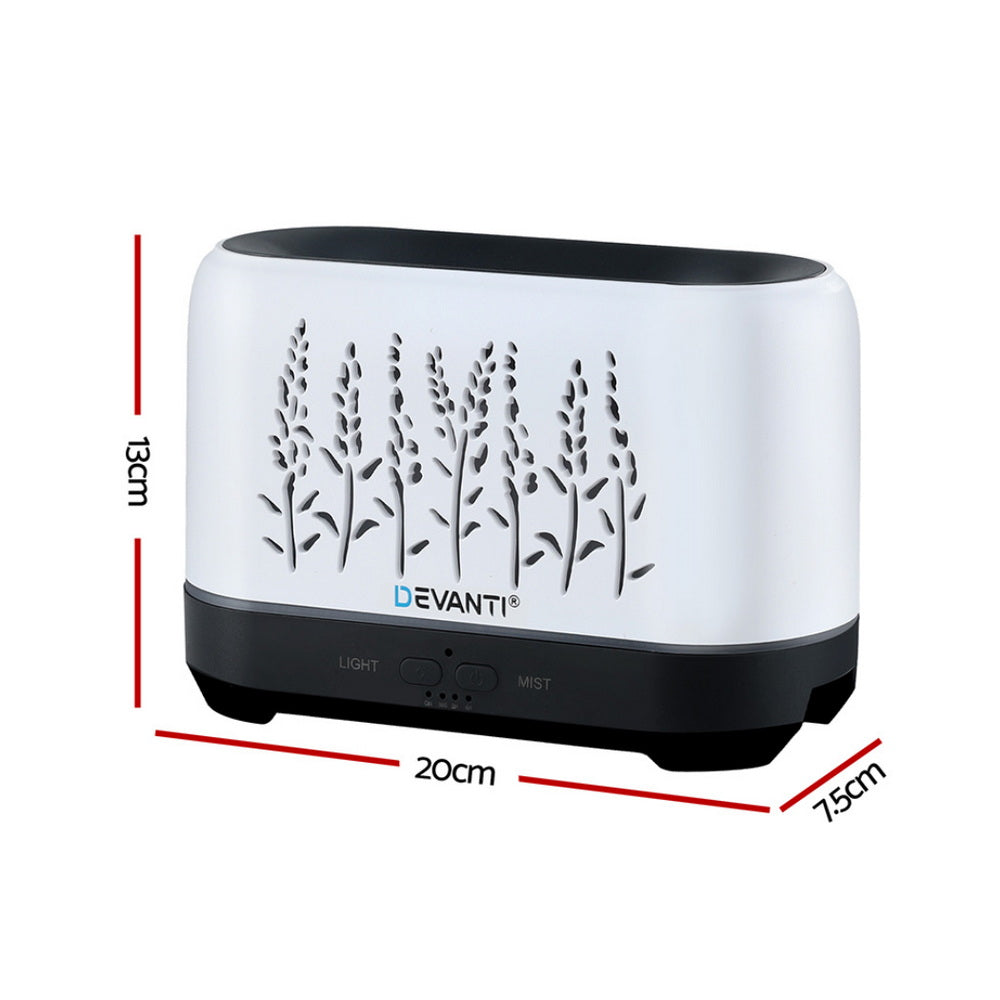 Devanti Aroma Diffuser Aromatherapy Flame 200ml Free Delivery