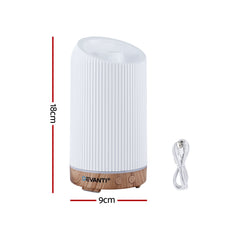 Devanti Ultrasonic Aroma Diffuser Aromatherapy 200ml LED Free Delivery