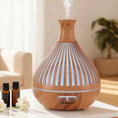 Devanti Ultrasonic Aroma Diffuser Aromatherapy 400ml LED Free Delivery