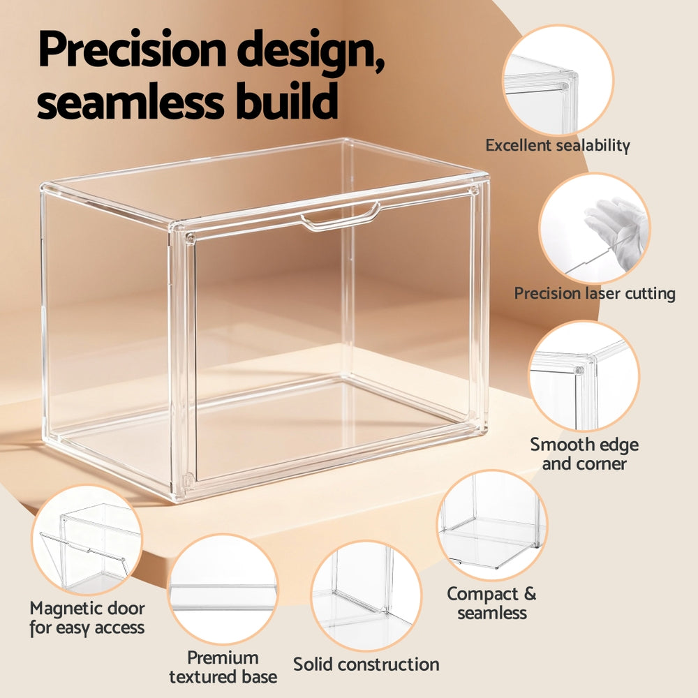 Artiss Clear Acrylic Display Case Dustproof Protection Free Delivery