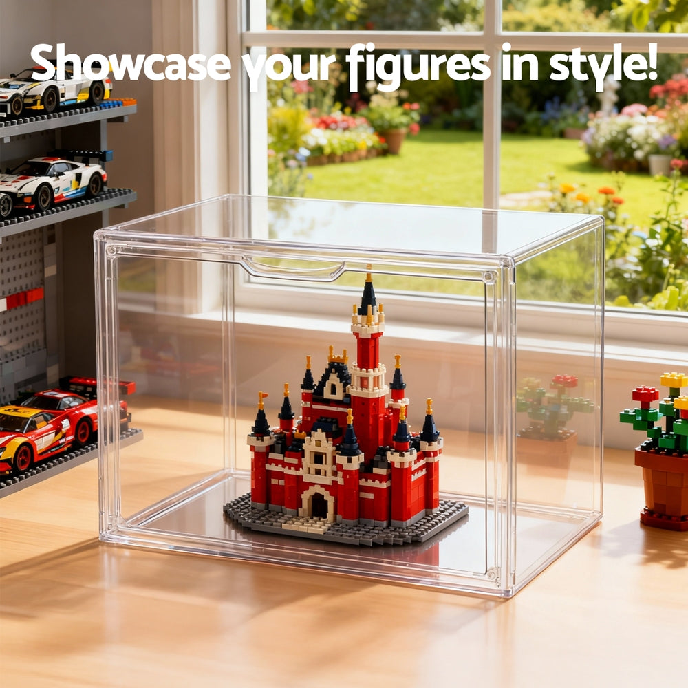 Artiss Clear Acrylic Display Case Dustproof Protection Free Delivery