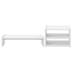 Artiss Monitor Stand and 3-Tier Desk Organiser 2-in-1 Modular Computer Monitor