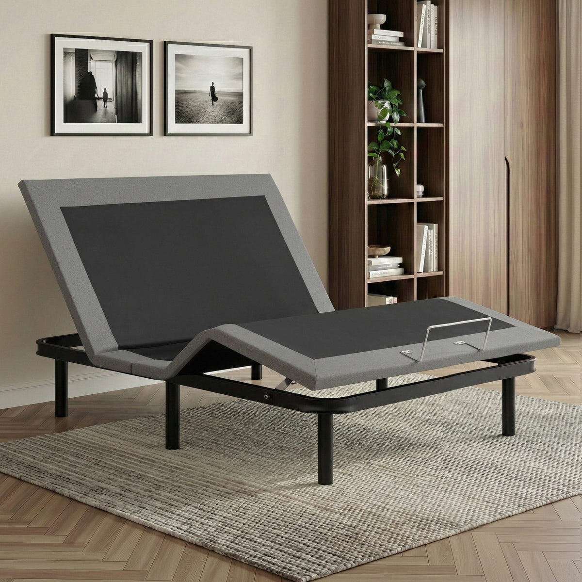 Artiss Adjustable Bed Frame Double Size Electric Bed Base Wireless Remote