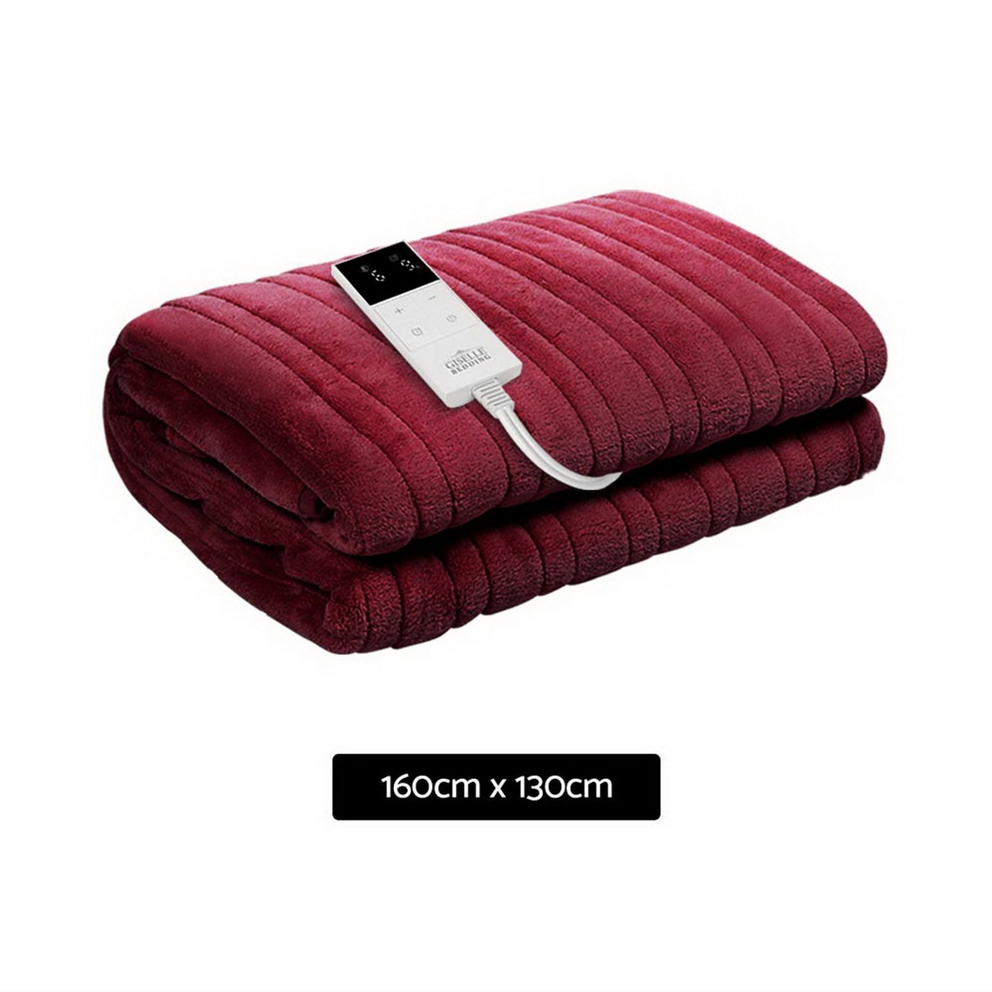 Giselle Bedding Electric Throw Rug Heated Blanket Free Delivery