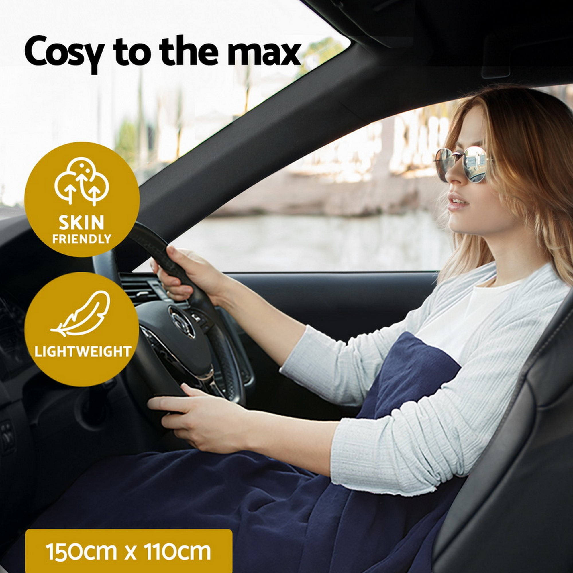 Giselle Bedding Electric Heated Blanket Car Truck Outdoor Free Delivery