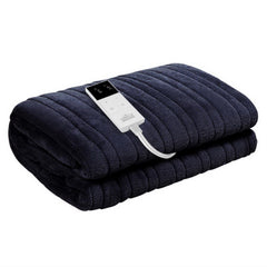 Giselle Bedding Heated Electric Throw Rug Fleece Sunggle Blanket Washable