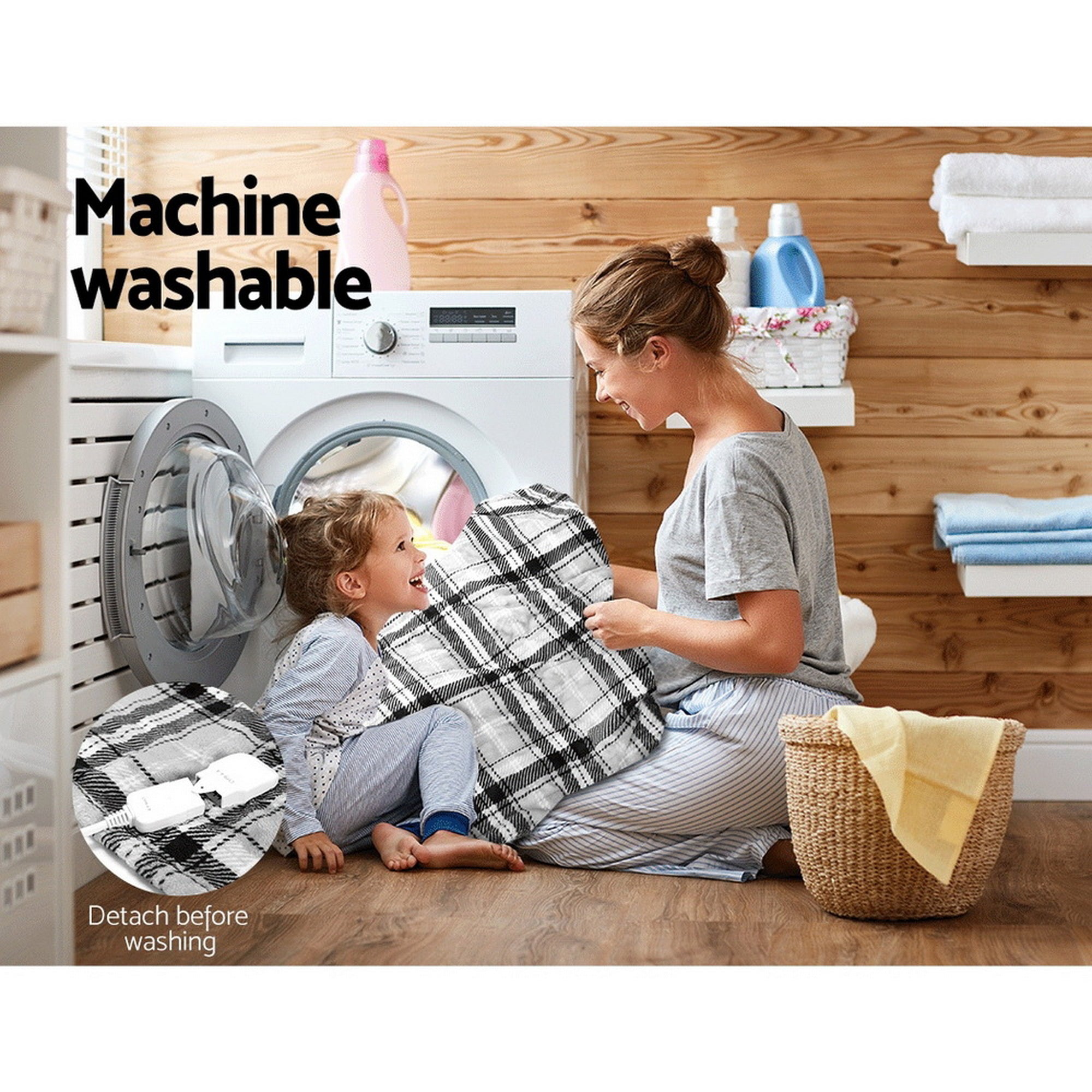 Giselle Bedding Electric Throw Rug Flannel Snuggle Blanket Free Delivery