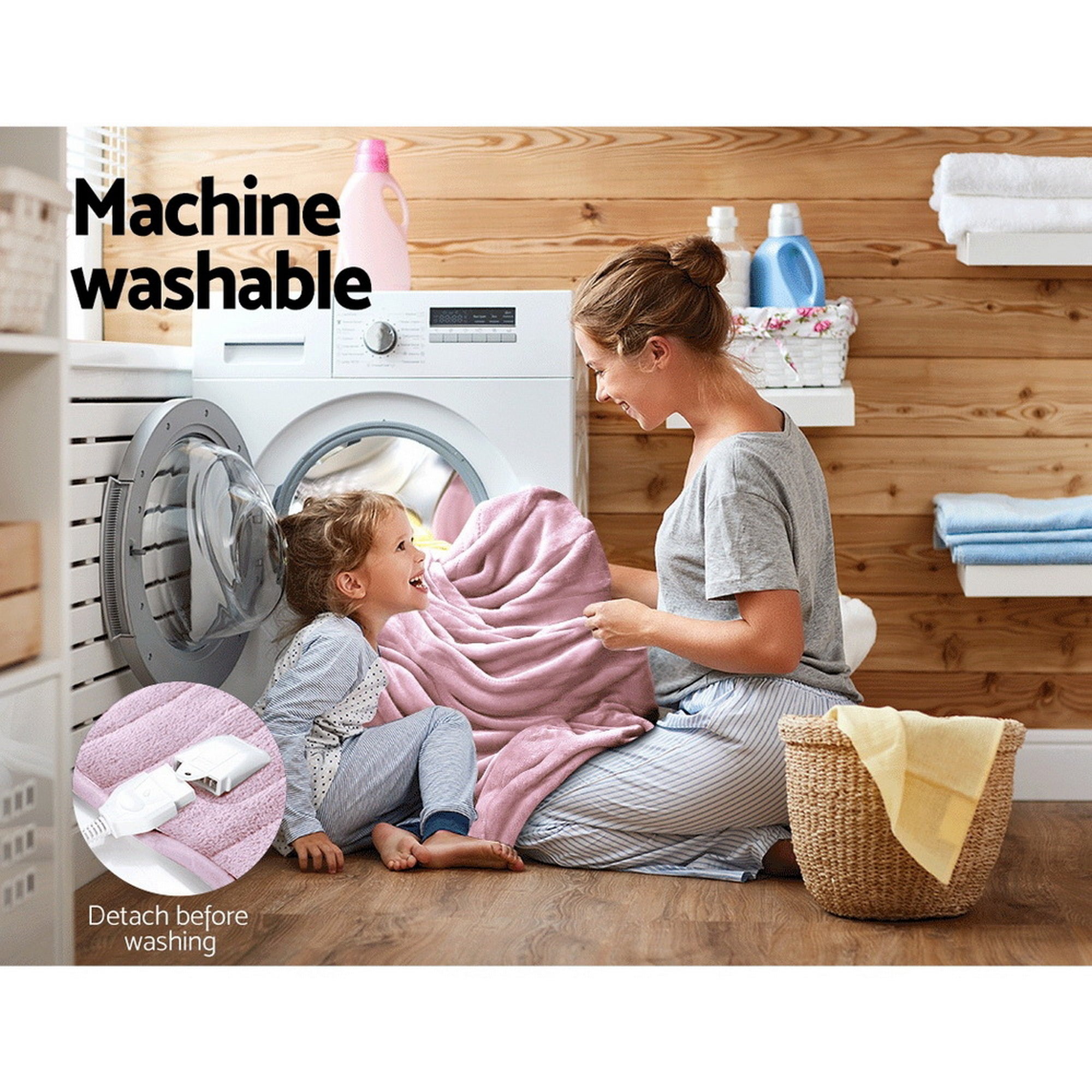 Giselle Bedding Electric Throw Rug Heated Blanket Free Delivery
