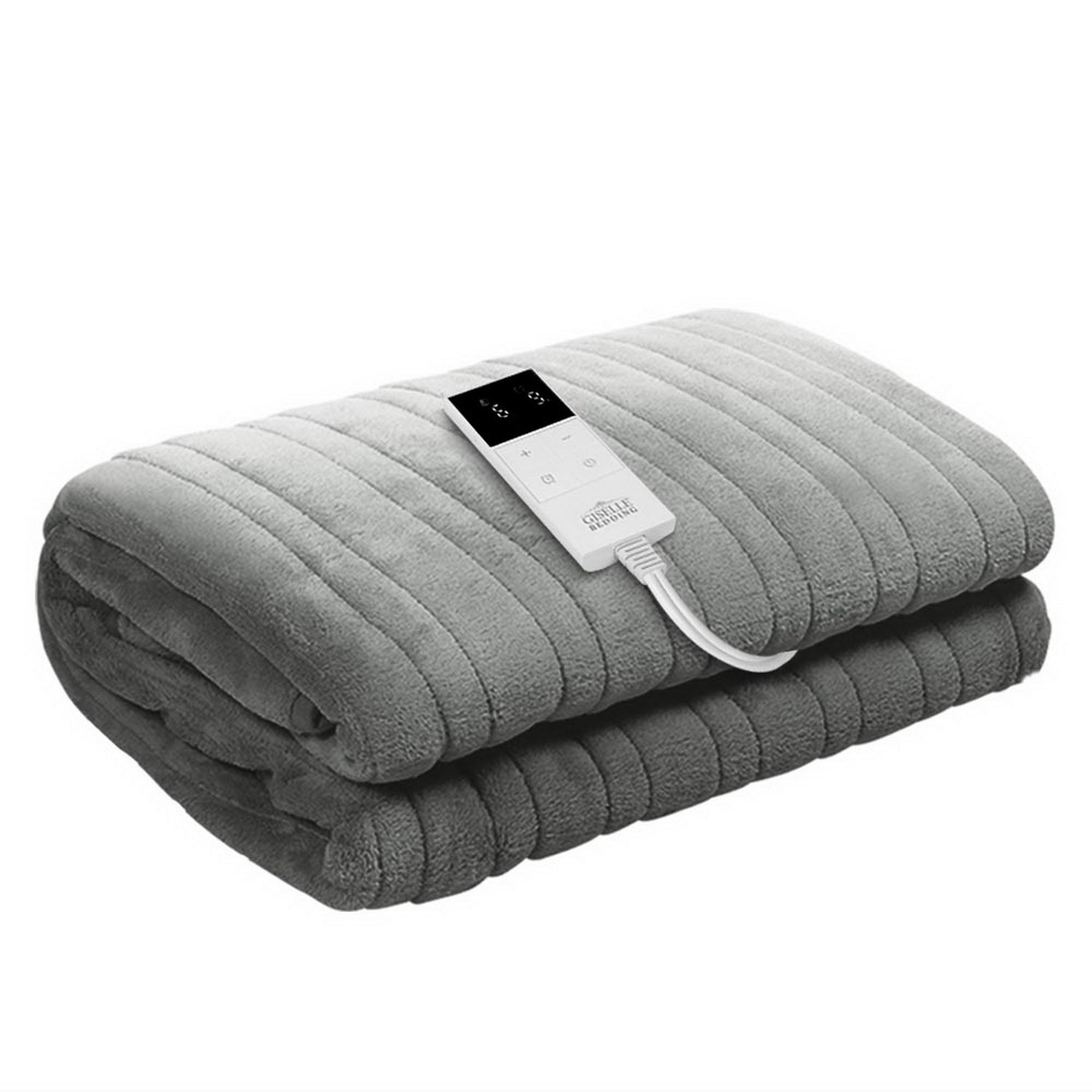 Giselle Bedding Heated Electric Throw Rug Fleece Sunggle Free Delivery