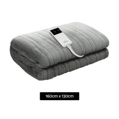 Giselle Bedding Heated Electric Throw Rug Fleece Sunggle Free Delivery