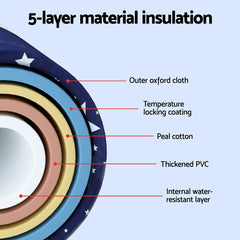 Weisshorn Foldable Bathtub PVC SPA Bucket Inflatable - Free Delivery