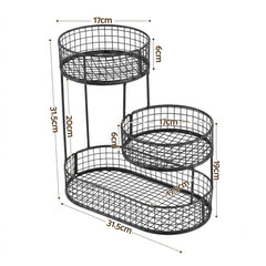 5-Star Chef Fruit Basket Bowl Space Saving Kitchen Food Storage Organiser