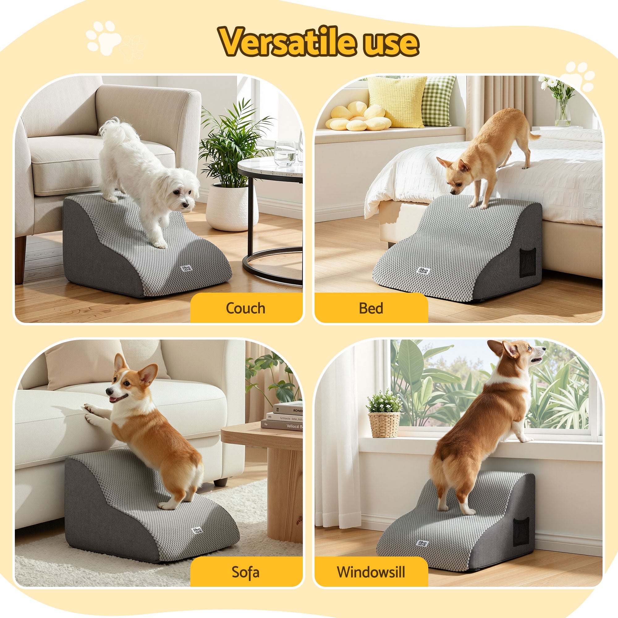 i.Pet Dog Ramp 2 Steps Small Dogs Free Delivery