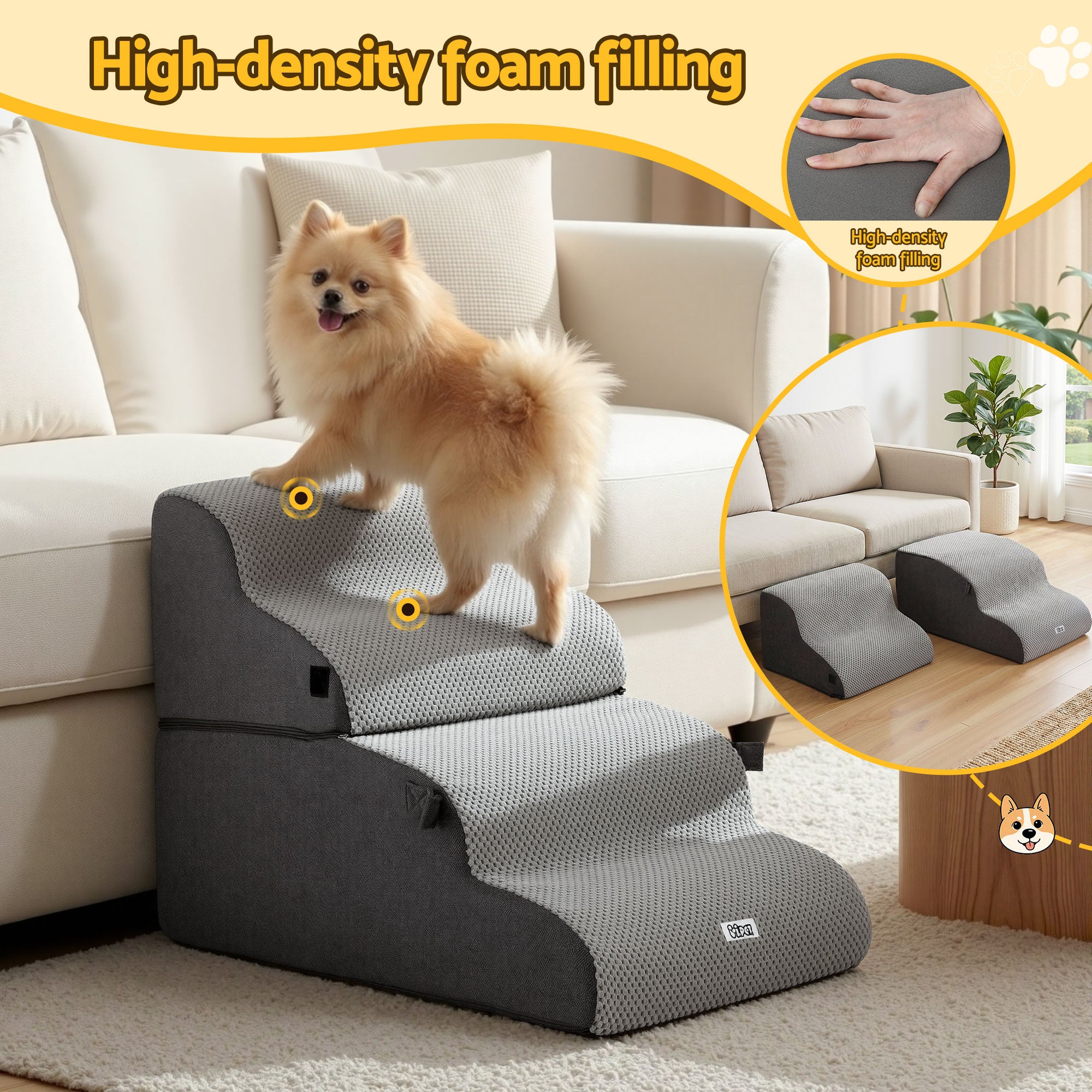 i.Pet Dog Stairs Bed 2-in-1 Sofa Car Free Delivery