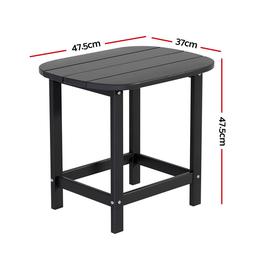 Gardeon Outdoor Coffee Side Table HDPE Desk Free Delivery
