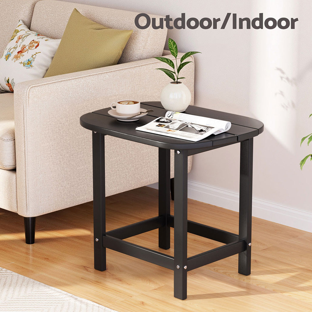 Gardeon Outdoor Coffee Side Table HDPE Desk Free Delivery