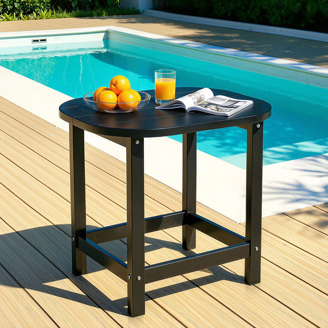 Gardeon Outdoor Coffee Side Table HDPE Desk Free Delivery