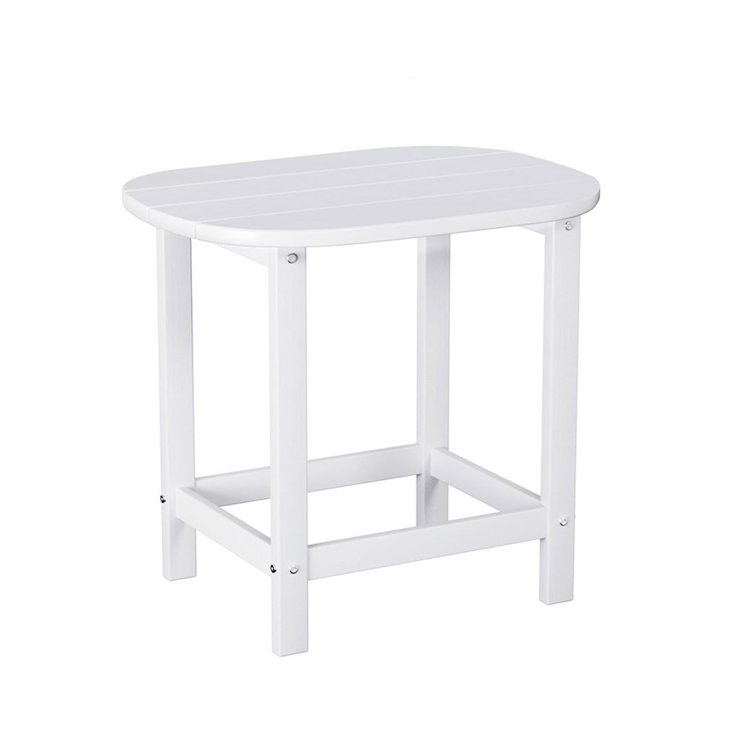 Gardeon Outdoor Coffee Side Table HDPE Desk Free Delivery