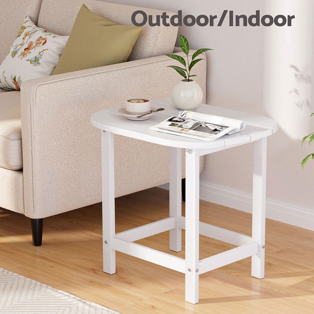 Gardeon Outdoor Coffee Side Table HDPE Desk Free Delivery