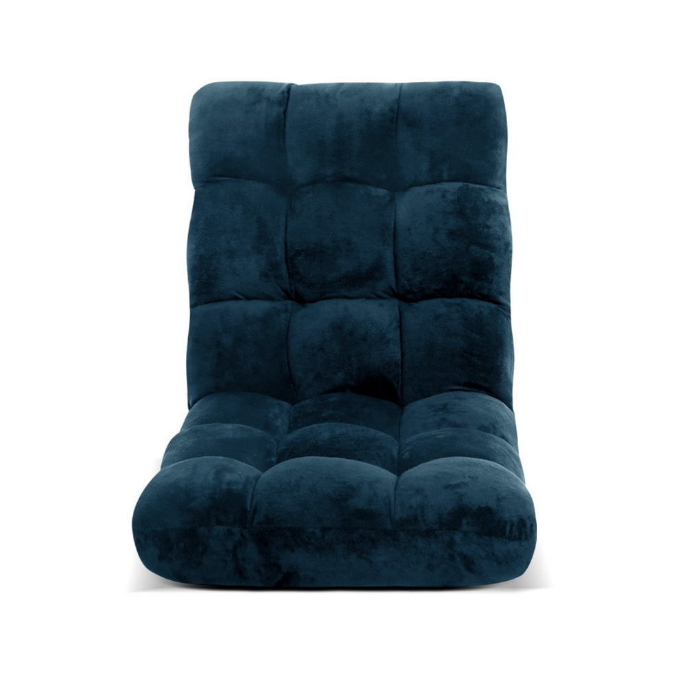 Artiss Floor Lounge Sofa Bed Flannel Fabric Free Delivery