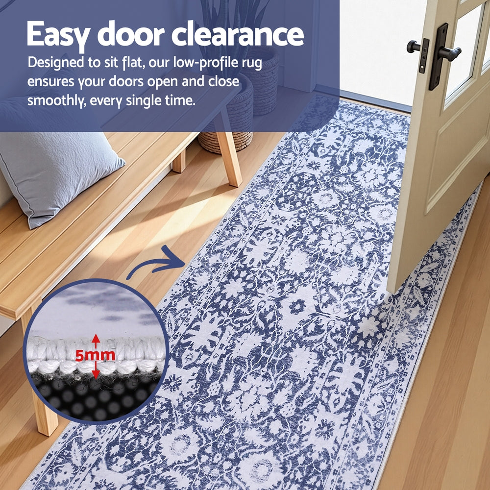 Artiss Hallway Runner Rug 80x180cm Soft Velvet Free Delivery