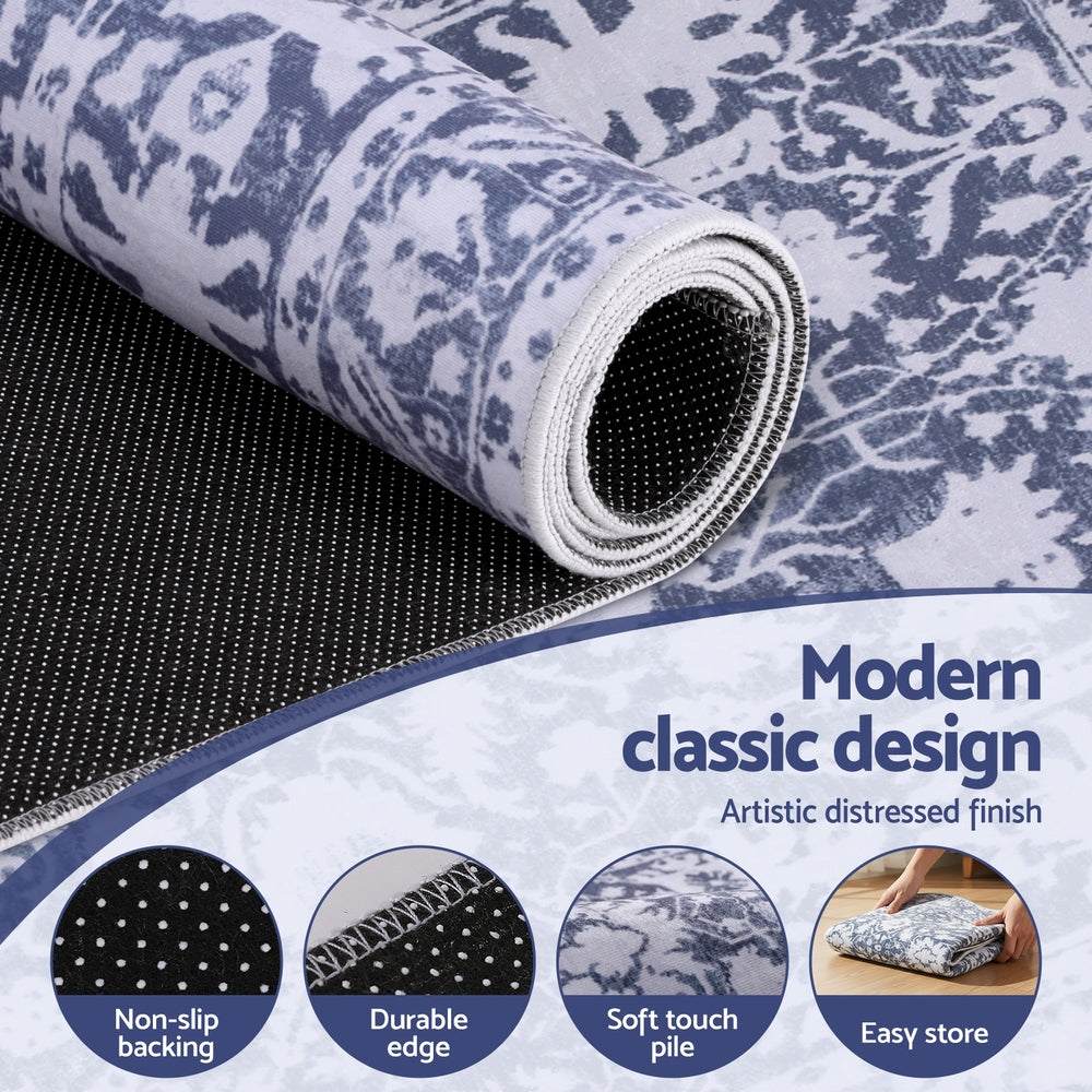 Artiss Hallway Runner Rug 80x180cm Soft Velvet Free Delivery