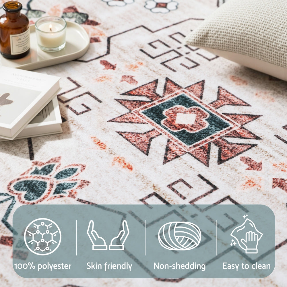 Artiss Washable Floor Rug 160X230cm Large Area Rug Modern Living Room Carpet - Free Delivery