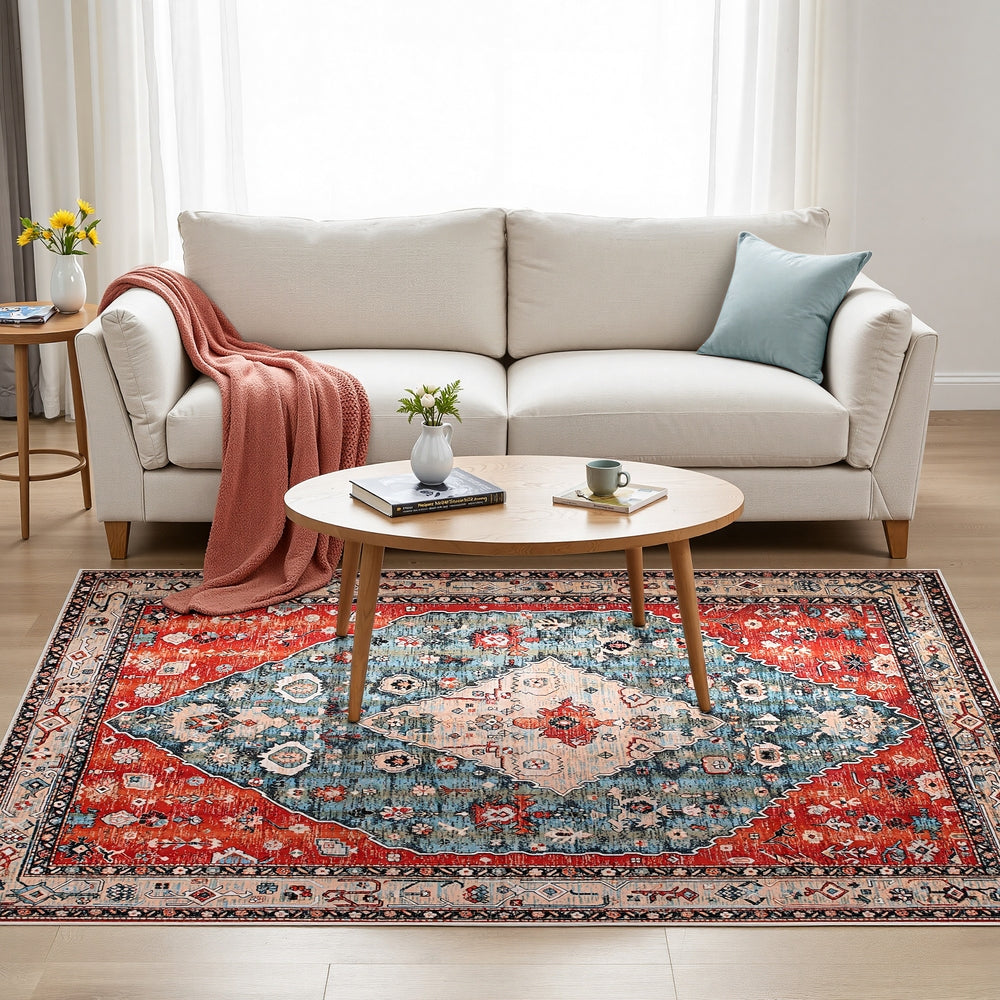 Artiss Floor Rug 160X230cm Large Washable Area Rug Modern Living Room Carpet Mat - Free Delivery
