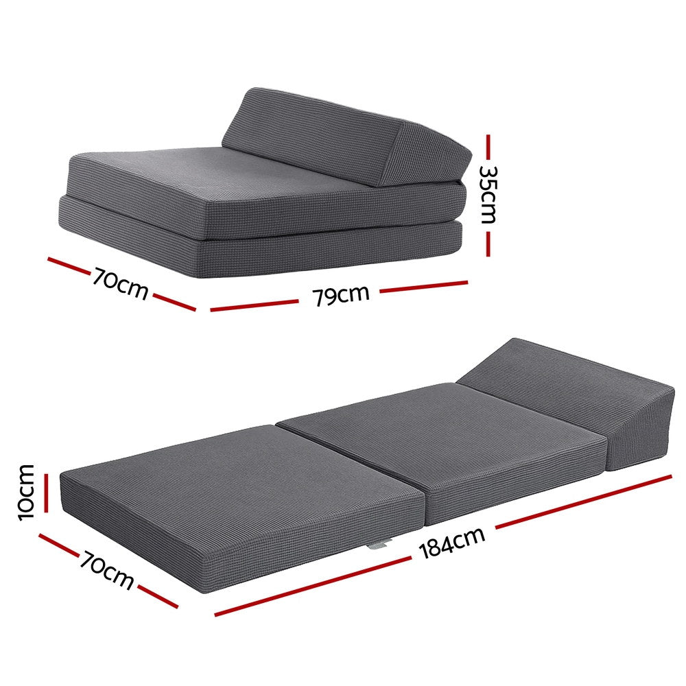 Giselle Bedding Foldable Mattress Folding Sofa Bed Outdoor Free Delivery