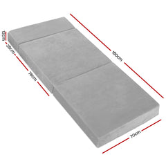 Giselle Bedding Foldable Mattress Folding Foam Bed Mat Free Delivery