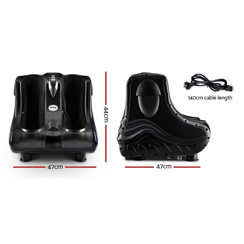 Livemor Foot Massager Massagers Shiatsu Electric Roller Ankle Calf Leg Kneading