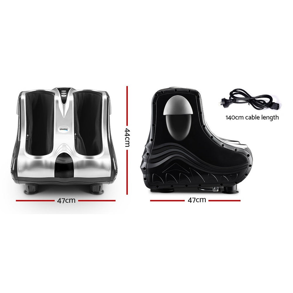 Livemor Foot Massager Massagers Shiatsu Electric Roller Ankle Calf Leg Kneading