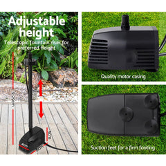 Gardeon Solar Pond Pump Submersible Water Fountain Free Delivery